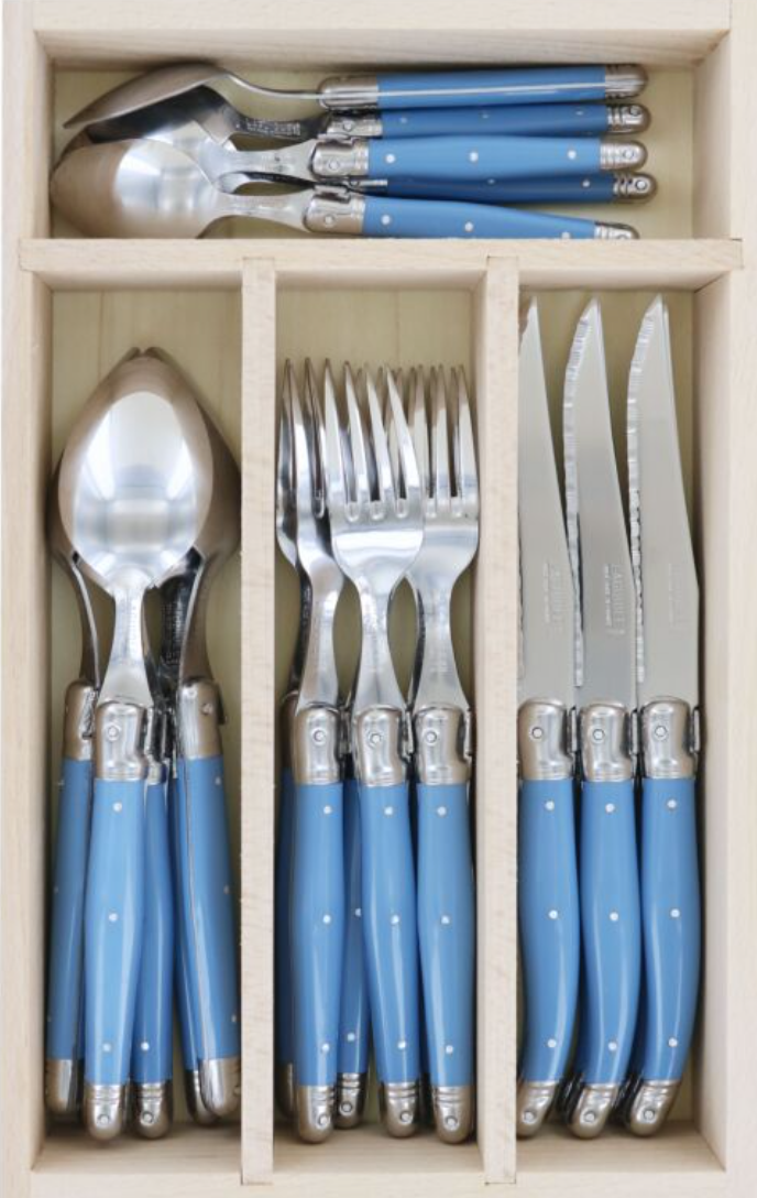 Laguiole Aqua/Blue Cutlery Set