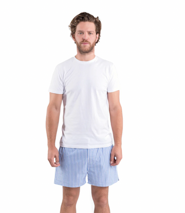 Men's Blue Braddock Boxer Shorts