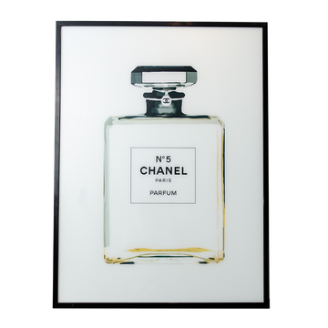 White Chanel No. 5 Painting