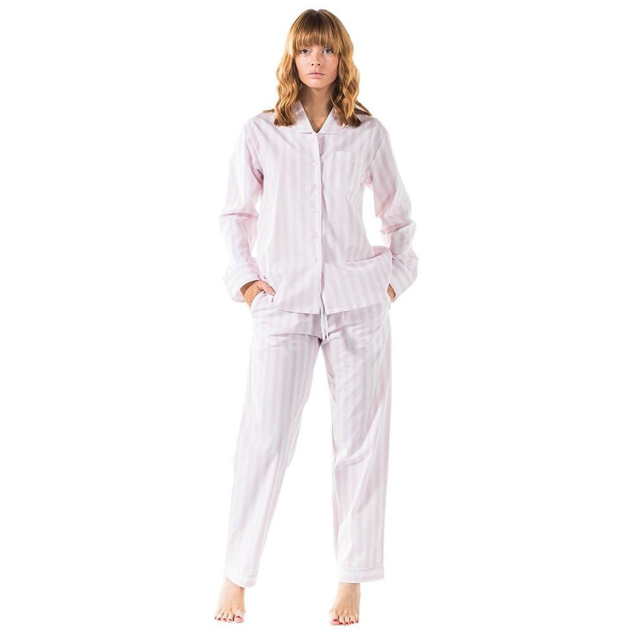 Women's Pink Braddock Shirt + PJ Pant Set